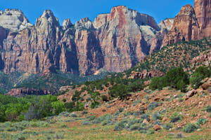 USA Zion<br>NIKON D4, 70 mm, 100 ISO,  1/500 sec,  f : 8 